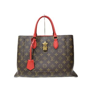 Louis Vuitton Flower Tote Monogram Coquelicot Red Handbag Shoulder Bag